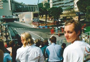 Grand Prix practice in Monte Carlo